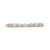 Thumbnail Image 2 of Neil Lane Artistry Marquise & Round-Cut Lab-Created Diamond Anniversary Ring 3/4 ct tw 14K Rose Gold