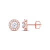 Thumbnail Image 2 of Lab-Created Diamonds by KAY Stud Earrings 1 ct tw 14K Rose Gold (F/SI2)