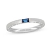 Thumbnail Image 0 of Neil Lane Baguette-Cut Natural Blue Sapphire Anniversary Ring 14K White Gold