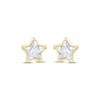 Thumbnail Image 1 of Lab-Created Diamonds by KAY Solitaire Star Stud Earrings 1-1/4 ct tw 14K Yellow Gold (F/SI2)