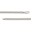 Thumbnail Image 2 of Hollow Cuban Curb Chain Necklace 3.75mm 14K White Gold 24"