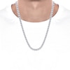 Thumbnail Image 2 of Lab-Created Diamonds by KAY Link Necklace 7 ct tw 10K White Gold 22"