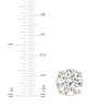 Thumbnail Image 3 of Lab-Created Diamonds by KAY Round-Cut Solitaire Stud Earrings 2-1/2 ct tw 14K Yellow Gold (I/SI2)