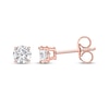 Thumbnail Image 1 of Lab-Grown Diamonds by KAY Round-Cut Solitaire Stud Earrings 3/4 ct tw 10K Rose Gold (I/SI2)