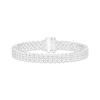 Thumbnail Image 0 of Diamond Two-Row Bracelet 1/4 ct tw Sterling Silver 7"