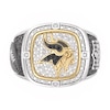 Thumbnail Image 1 of True Fans Minnesota Vikings Championship Ring Sterling Silver & 10K Yellow Gold Ring