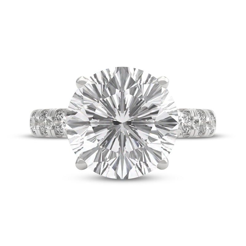 Main Image 3 of THE LEO Legacy Lab-Grown Diamond Round-Cut Engagement Ring 5-3/4 ct tw 14K White Gold