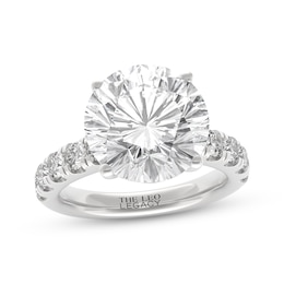 THE LEO Legacy Lab-Grown Diamond Round-Cut Engagement Ring 7 ct tw 14K White Gold