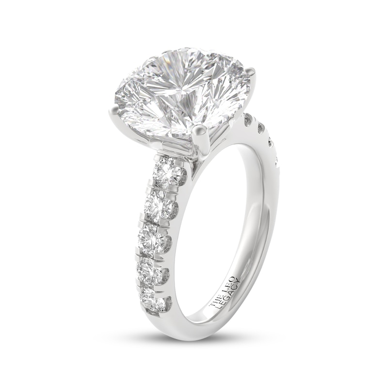 Main Image 2 of THE LEO Legacy Lab-Grown Diamond Round-Cut Engagement Ring 7 ct tw 14K White Gold