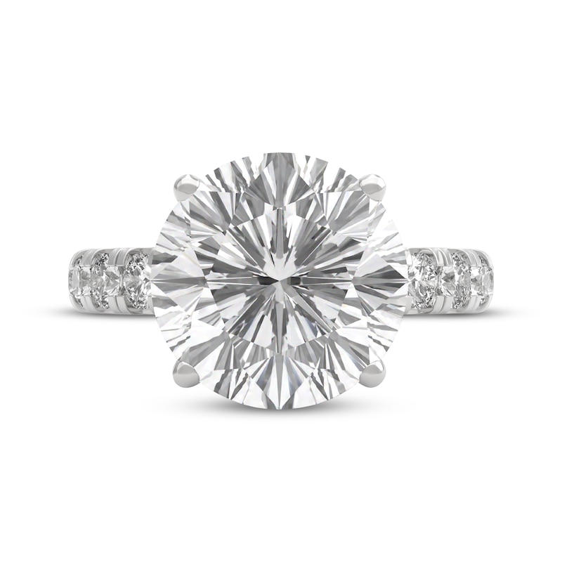 Main Image 3 of THE LEO Legacy Lab-Grown Diamond Round-Cut Engagement Ring 7 ct tw 14K White Gold