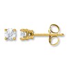 Thumbnail Image 1 of Diamond Earrings 3/4 ct tw Round-cut 14K Yellow Gold (I/I2)