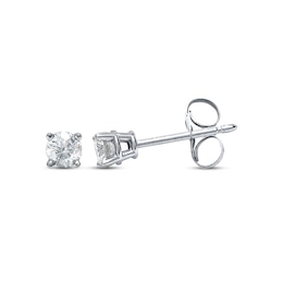 Diamond Earrings 1/3 ct tw Round-cut 14K White Gold (I/I2)