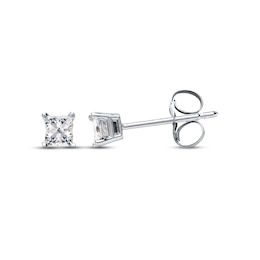 Diamond Earrings 1/4 ct tw Princess-cut 14K White Gold (I/I2)