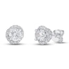 Thumbnail Image 0 of Diamond Stud Earrings 1 ct tw Round-cut 14K White Gold (I/I2)