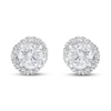 Thumbnail Image 2 of Diamond Stud Earrings 1 ct tw Round-cut 14K White Gold (I/I2)