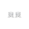 Thumbnail Image 2 of Solitaire Earrings 3/4 ct tw Diamonds 14K White Gold (I/I2)