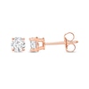 Thumbnail Image 3 of Diamond Solitaire Stud Earrings 5/8 ct tw Round-cut 14K Rose Gold (J/I3)