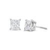 Thumbnail Image 1 of Lab-Grown Diamonds by KAY Princess-Cut Solitaire Stud Earrings 2 ct tw 14K White Gold (F/VS2)