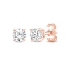 Thumbnail Image 1 of Round-Cut Diamond Solitaire Stud Earrings 1/2 ct tw 14K Rose Gold (I/I2)