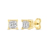 Thumbnail Image 0 of Princess-Cut Diamond Solitaire Stud Earrings 1/2 ct tw 14K Yellow Gold (I/I2)