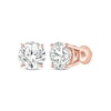 Thumbnail Image 1 of Round-Cut Diamond Solitaire Stud Earrings 1 ct tw 14K Rose Gold (I/I2)