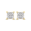 Thumbnail Image 2 of Princess-Cut Diamond Solitaire Stud Earrings 1-1/2 ct tw 14K Yellow Gold (I/I2)