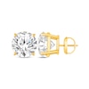 Thumbnail Image 3 of Round-Cut Diamond Solitaire Stud Earrings 2 ct tw 14K Yellow Gold (I/I2)