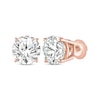 Thumbnail Image 0 of Round-Cut Diamond Solitaire Stud Earrings 2 ct tw 14K Rose Gold (I/I2)