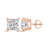 Thumbnail Image 3 of Princess-Cut Diamond Solitaire Stud Earrings 2 ct tw 14K Rose Gold (I/I2)