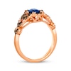 Thumbnail Image 2 of Le Vian Venetian Mosaic Sapphire Ring 3/8 ct tw Diamonds 14K Strawberry Gold