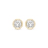 Thumbnail Image 2 of Round-Cut Diamond Solitaire Stud Earrings 1/4 ct tw 14K Yellow Gold (I/I2)