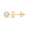 Thumbnail Image 3 of Round-Cut Diamond Solitaire Stud Earrings 1/4 ct tw 14K Yellow Gold (I/I2)