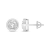 Thumbnail Image 3 of Round-Cut Diamond Solitaire Stud Earrings 1/2 ct tw 14K White Gold (I/I2)