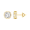 Thumbnail Image 3 of Round-Cut Diamond Solitaire Stud Earrings 1 ct tw 14K Yellow Gold (I/I2)