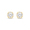 Thumbnail Image 2 of Round-Cut Diamond Solitaire Stud Earrings 1 ct tw 10K Yellow Gold (J/I3)