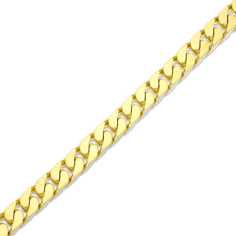 Main Image 2 of Solid Miami Cuban Curb Chain Bracelet 6.5mm 10K Yellow Gold 8.5&quot;