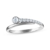 Thumbnail Image 0 of Milestones Diamond Bypass Anniversary Ring 1/4 ct tw 14K White Gold