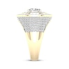 Thumbnail Image 2 of Lab-Grown Diamonds by KAY Men's Oval-Cut Ring 2-3/4 ct tw 10K Yellow Gold