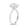 Thumbnail Image 2 of Lab-Grown Diamonds by KAY Oval-Cut Engagement Ring 4-1/4 ct tw 14K White Gold