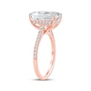 Thumbnail Image 1 of Lab-Created Diamonds by KAY Emerald-Cut Engagement Ring 4-1/3 ct tw 14K Rose Gold