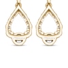 Thumbnail Image 5 of Milestones Diamond Teardrop Dangle Earrings 1/4 ct tw 10K Yellow Gold