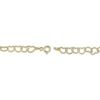 Thumbnail Image 3 of Heart Chain Bracelet 10K Yellow Gold 7.5&quot;