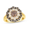 Thumbnail Image 1 of Le Vian Vault Chocolate Ombré Diamond Ring 1-3/4 ct tw 14K Honey Gold