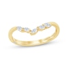 Thumbnail Image 1 of Monique Lhuillier Bliss Marquise-Cut Lab-Grown Diamond Contour Wedding Band 1/6 ct tw 18K Yellow Gold