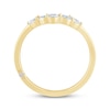 Thumbnail Image 3 of Monique Lhuillier Bliss Marquise-Cut Lab-Grown Diamond Contour Wedding Band 1/6 ct tw 18K Yellow Gold