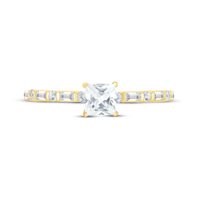 Princess-Cut Diamond Engagement Ring 1 ct tw 14K Yellow Gold