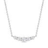 Thumbnail Image 1 of THE LEO Diamond Smile Necklace 3/4 ct tw 14K White Gold 19&quot;