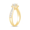 Thumbnail Image 2 of Round-Cut Diamond Halo Engagement Ring 1 ct tw 14K Yellow Gold