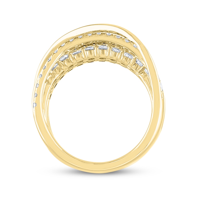 Main Image 3 of THE LEO Diamond Orbit Ring 1 ct tw 14K Yellow Gold