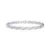 Thumbnail Image 1 of Diamond Infinity Link Bracelet 1/20 ct tw Sterling Silver 7.25&quot;